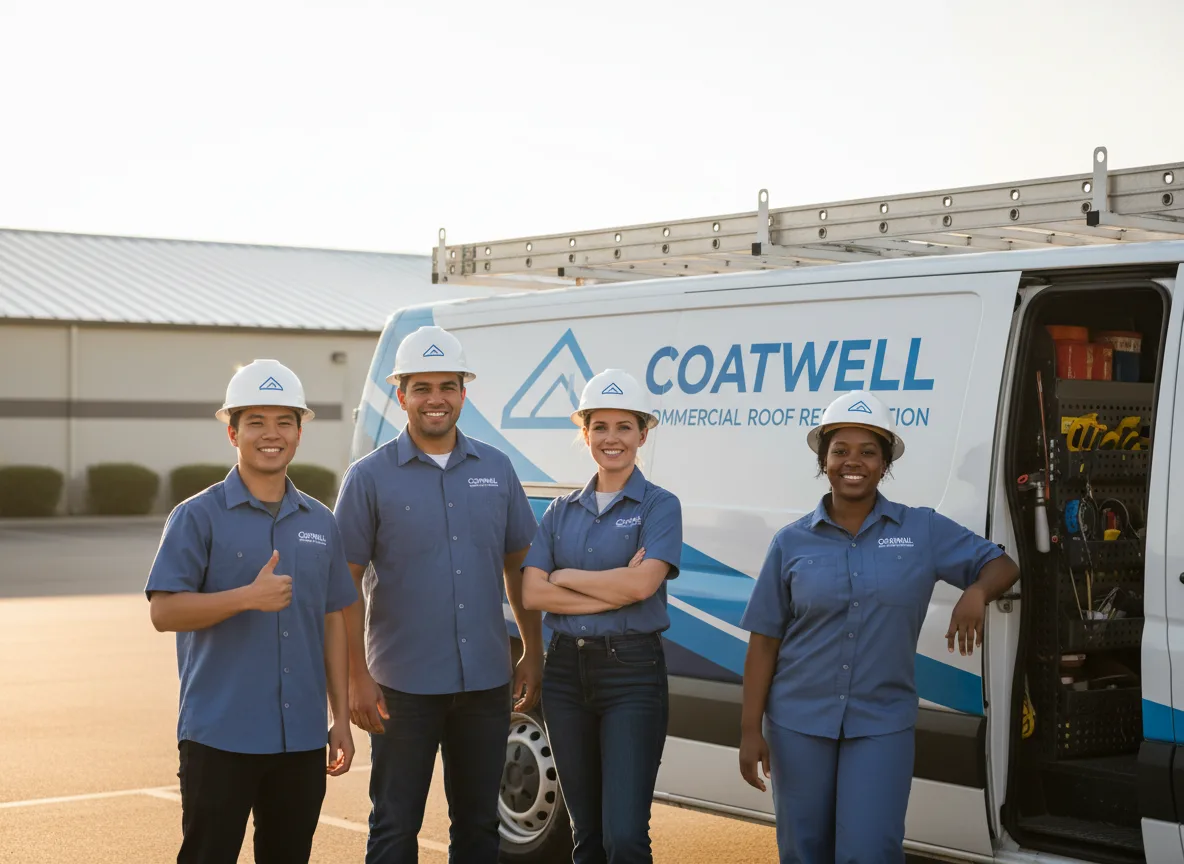 Commercial roof coating company in Deerfield, KS